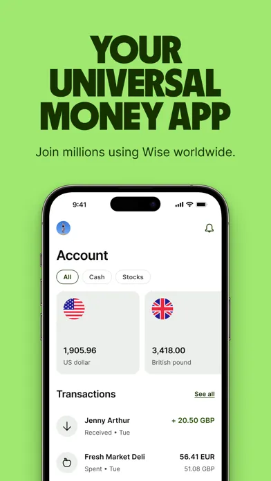 Wise (Formerly TransferWise) screenshot 1